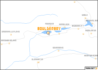 map of Boulder Bay