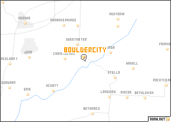 map of Boulder City