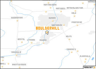 map of Boulder Hill