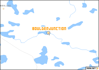 map of Boulder Junction