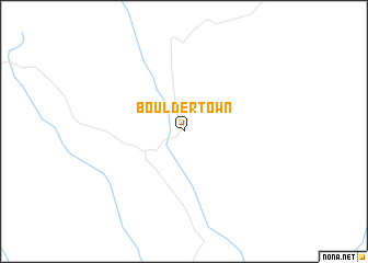 map of Boulder Town