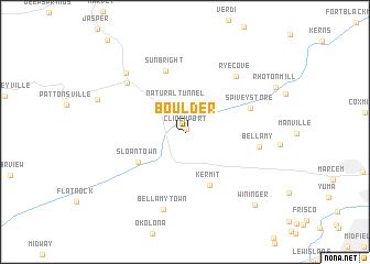 map of Boulder