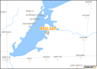 map of Boulder