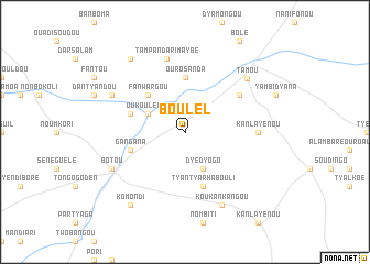 map of Boulèl