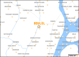 map of Boulel