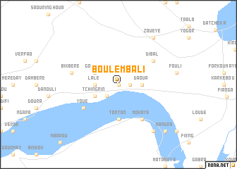 map of Boulembali