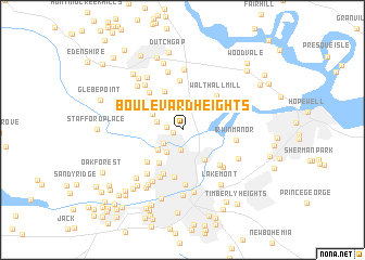 map of Boulevard Heights