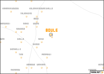 map of Boulé