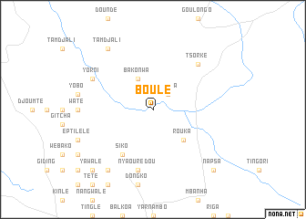 map of Boulé