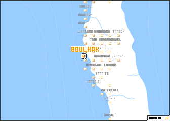 map of Boulhak