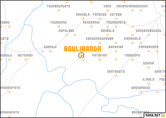 map of Boulibanda