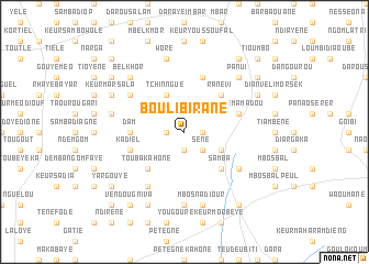 map of Bouli Birane