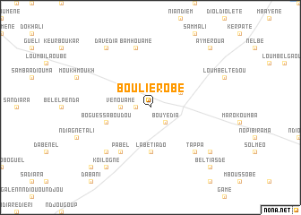 map of Bouliérobé
