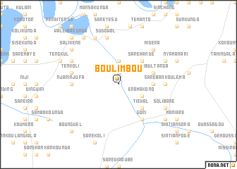 map of Boulimbou