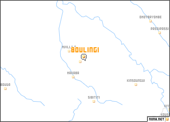 map of Boulingi