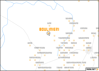 map of Bouliniéri