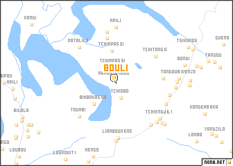 map of Bouli