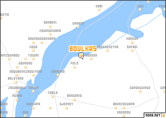 map of Boulkas