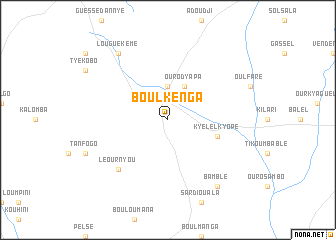 map of Boulkènga