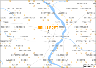 map of Boulleret