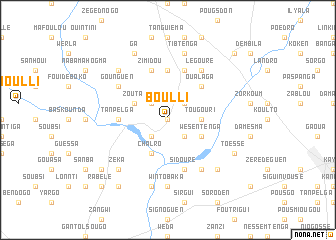map of Boulli