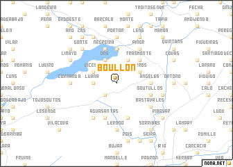 map of Boullón