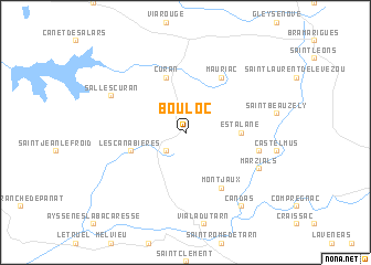 map of Bouloc