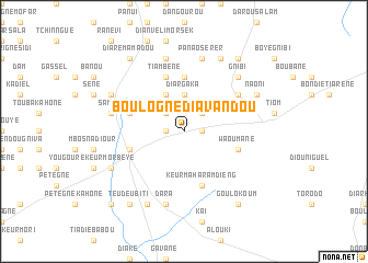 map of Boulogne Diavandou