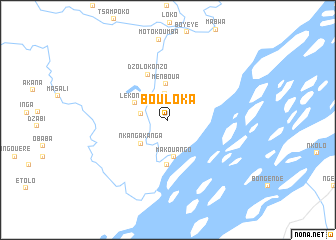 map of Bouloka