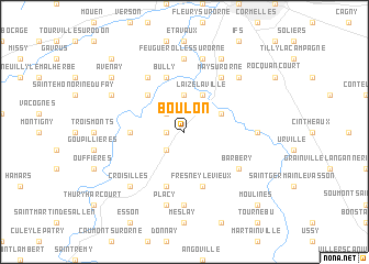 map of Boulon