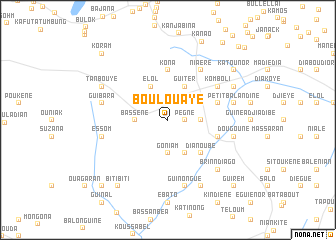 map of Boulouaye