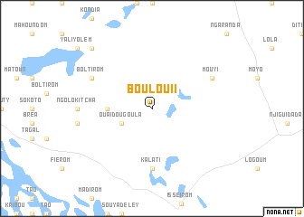 map of Boulou II