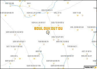 map of Bouloukoutou