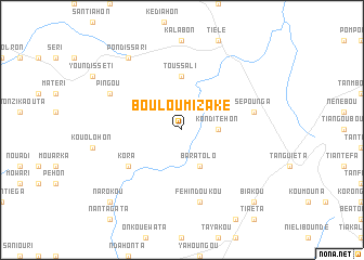 map of Bouloumizaké