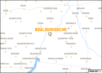 map of Bouloum Koucha