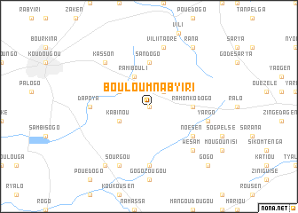 map of Bouloum Nabyiri