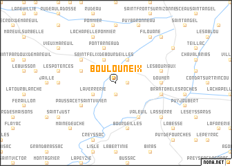 map of Boulouneix