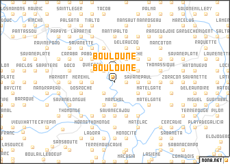 map of Bouloune