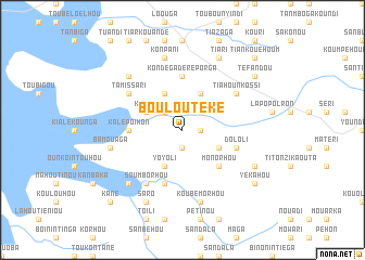 map of Bouloutéké