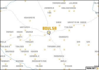 map of Boulsa