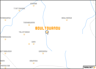 map of Boultouanou