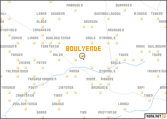 map of Boulyèndé