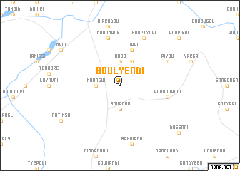 map of Boulyèndi