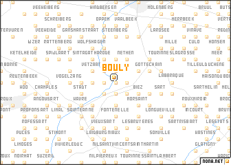 map of Bouly
