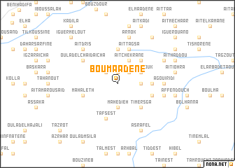 map of Bou Maadene