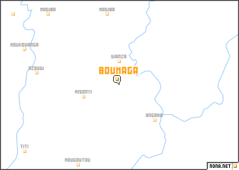 map of Boumaga