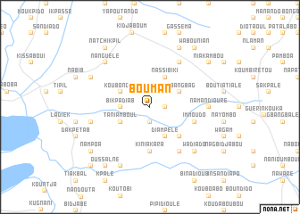 map of Bouman