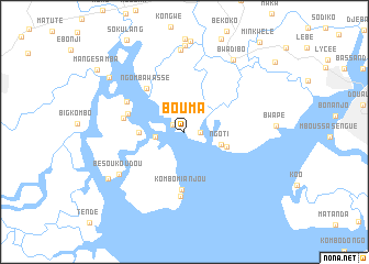 map of Bouma