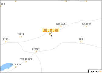 map of Boumban