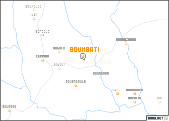 map of Boumbati